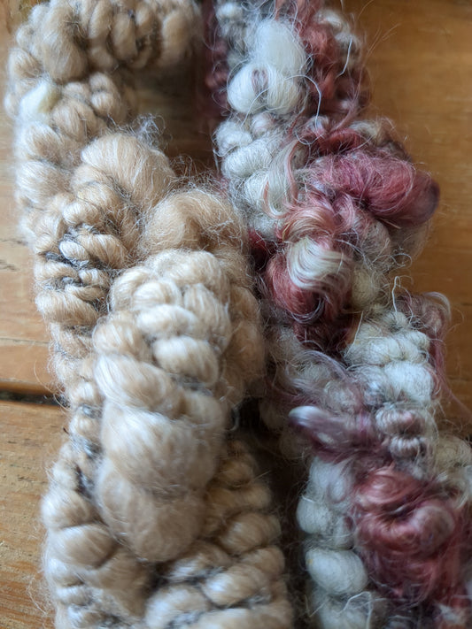 Hand spun art yarns ideal for mixed media textiles projects artyarn18