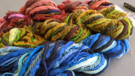 Creative textiles Fab felting hand dyed yarns - 100g- FFY setA