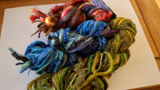 Creative textiles Fab felting hand dyed yarns - 75g- FFY setE