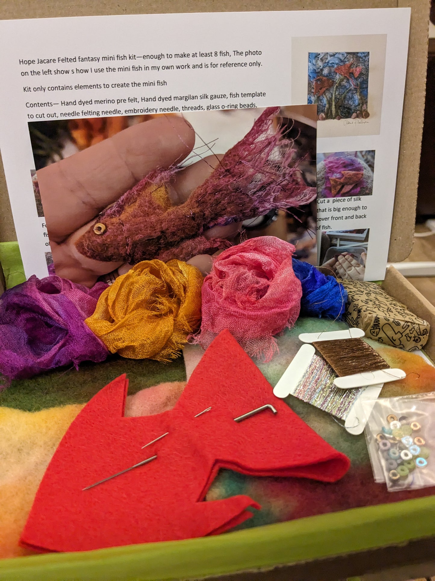 Tenny Nuno felt fish kit