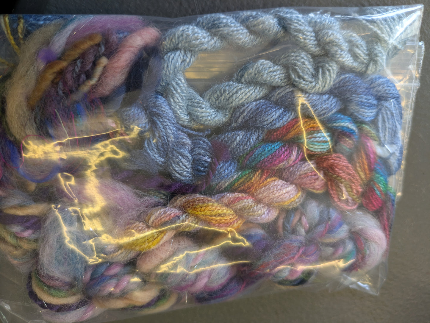 Threads and yarn packs , mix to experiment pack I