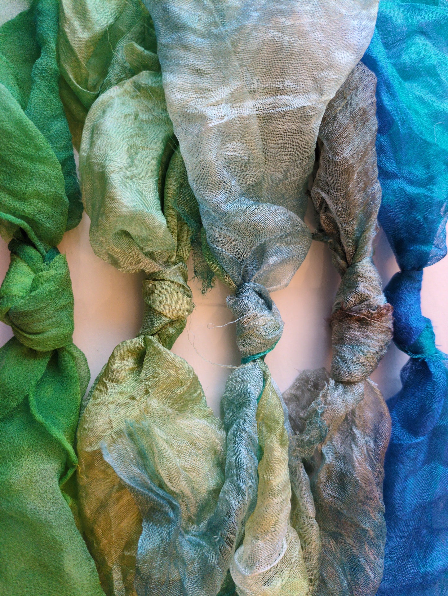 Nuno felt silk fabrics experimental pack NS02