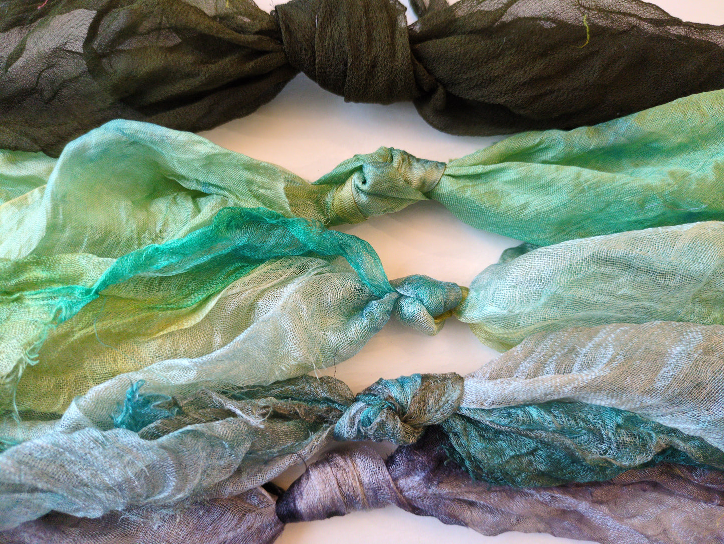 Nuno felt silk fabrics experimental pack NS03