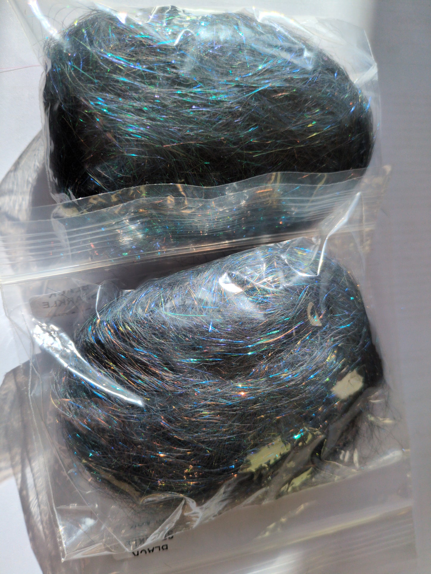 Angelina fibre Black sparkle