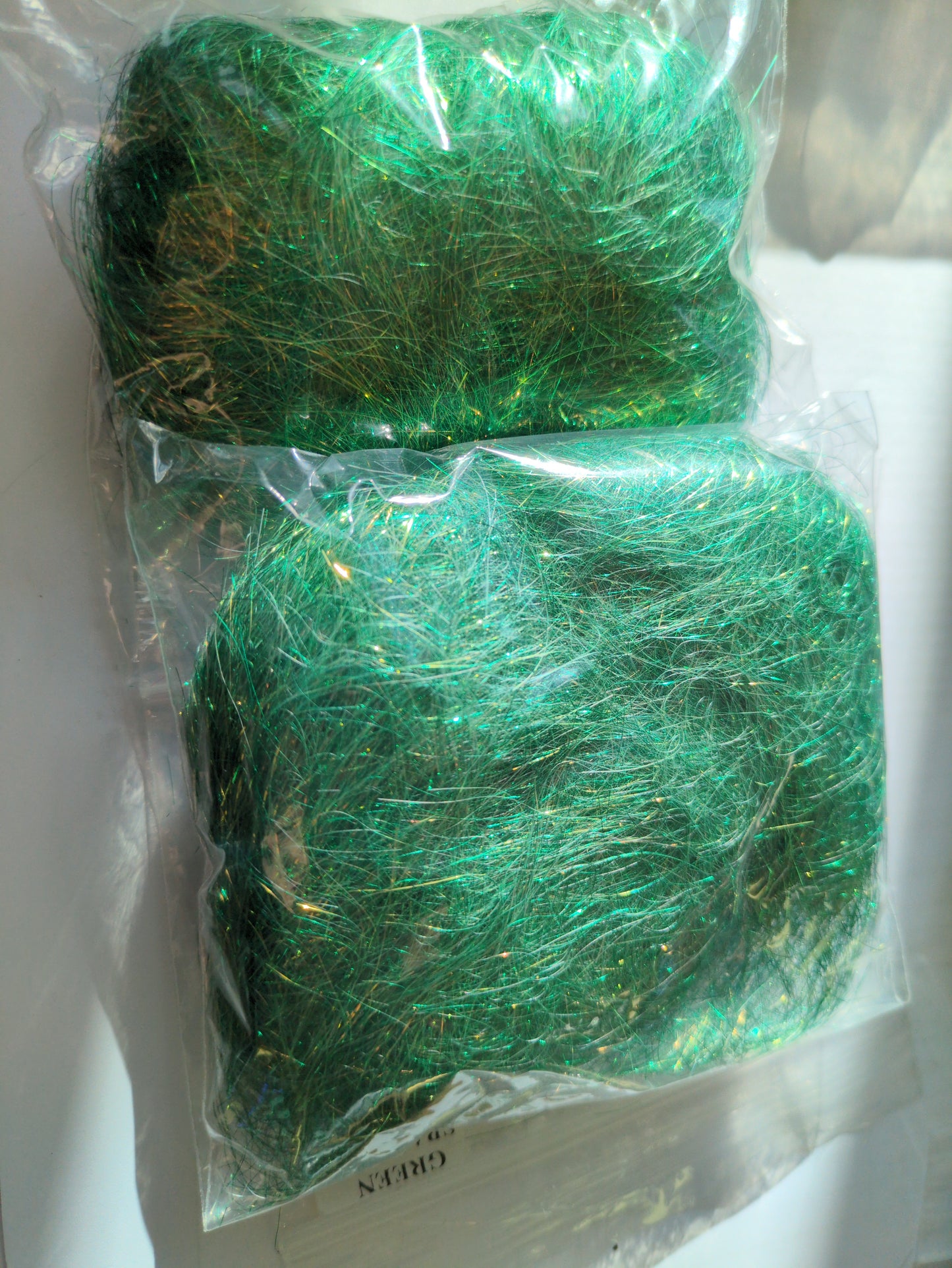 Angelina fibre Green sparkle