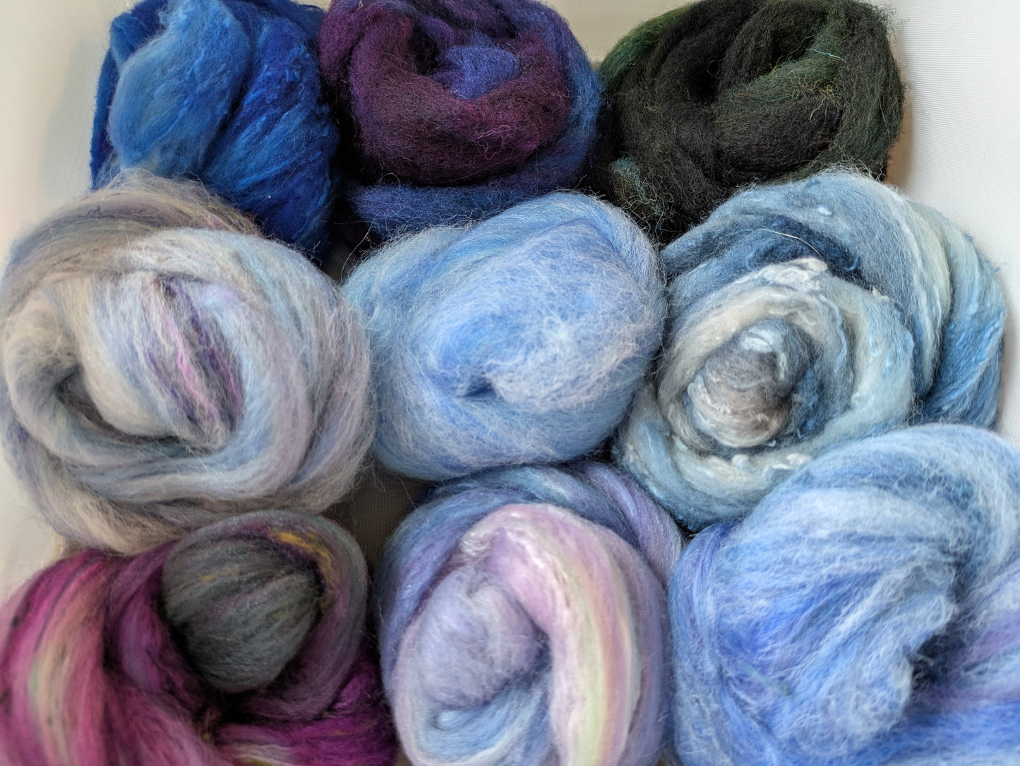 100g Hand dyed wool blends HDWB05