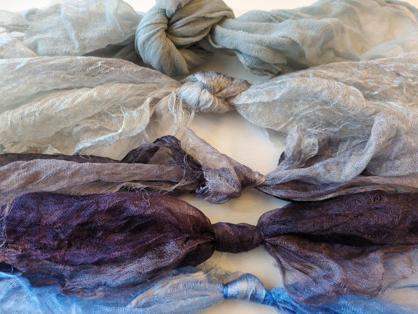 Nuno felt silk fabrics experimental pack NS04