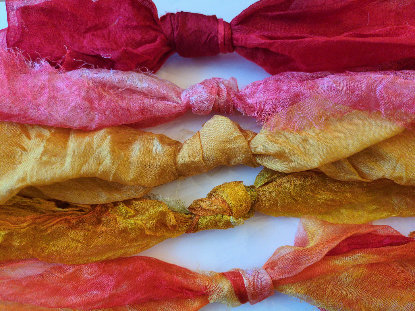Nuno felt silk fabrics experimental pack NS10