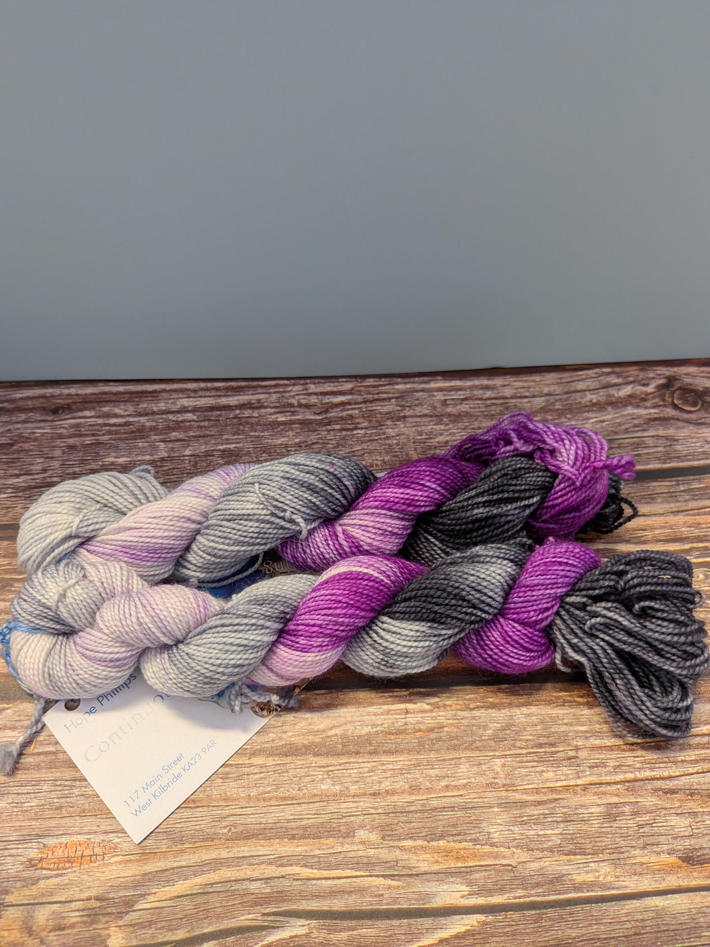 Hand Dyed 4ply mini skeins