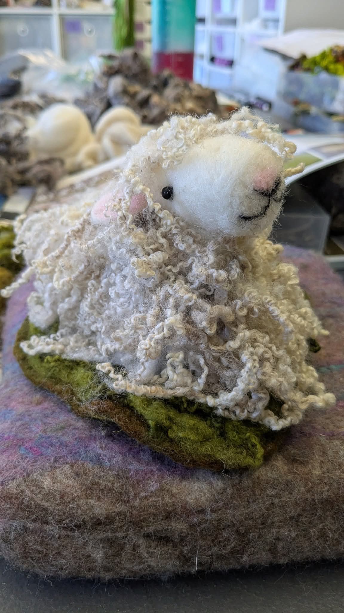 Needle felt 2d/3d sheep workshop Saturday 14th March