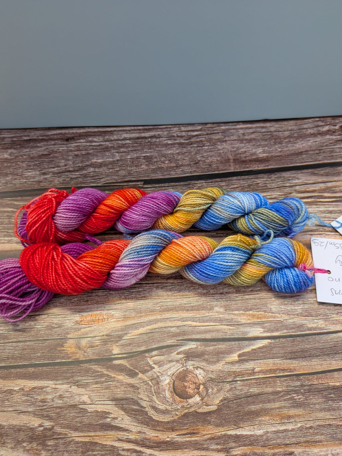 Hand Dyed 4ply mini skeins