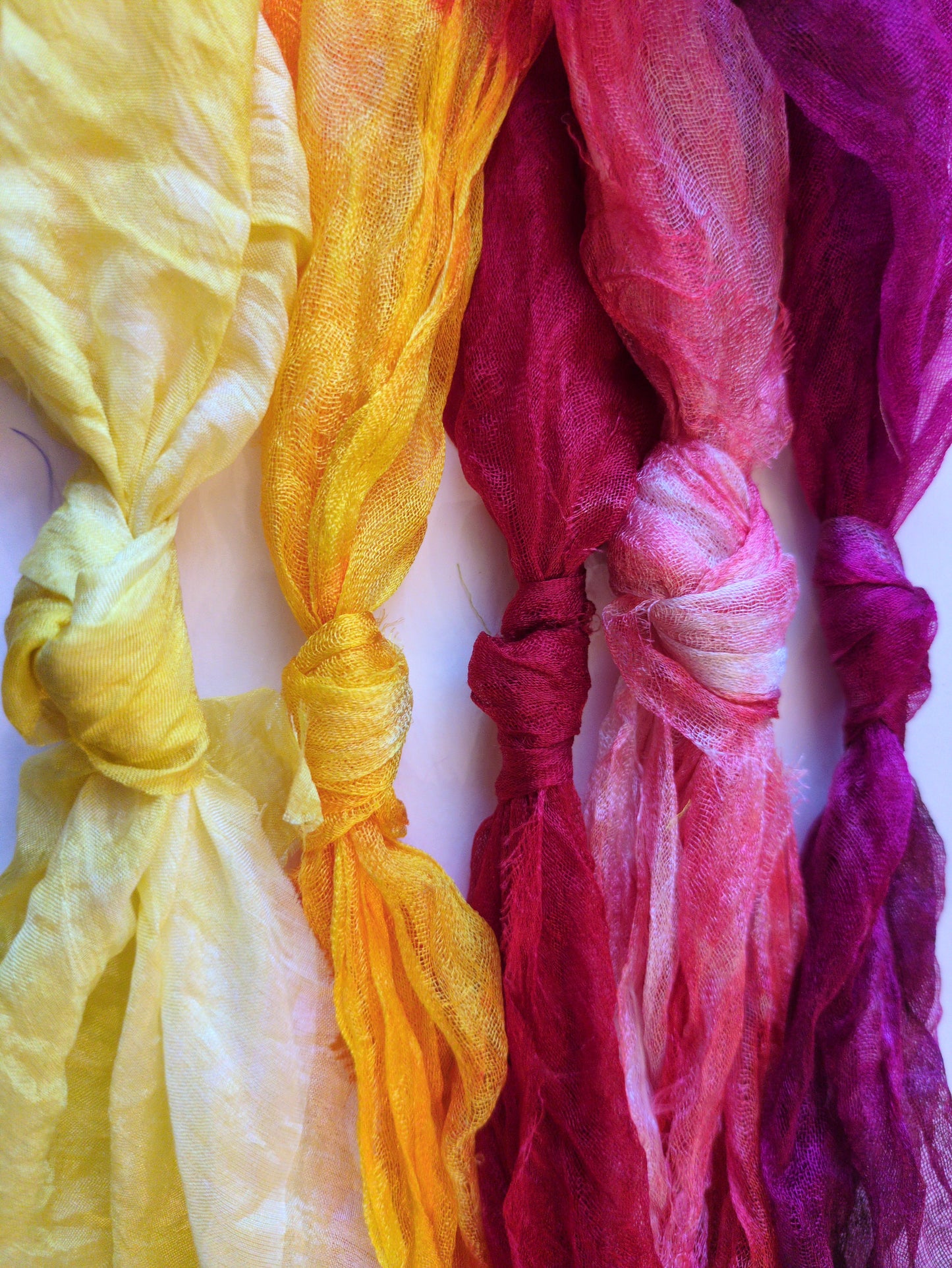 Nuno felt silk fabrics experimental pack NS08
