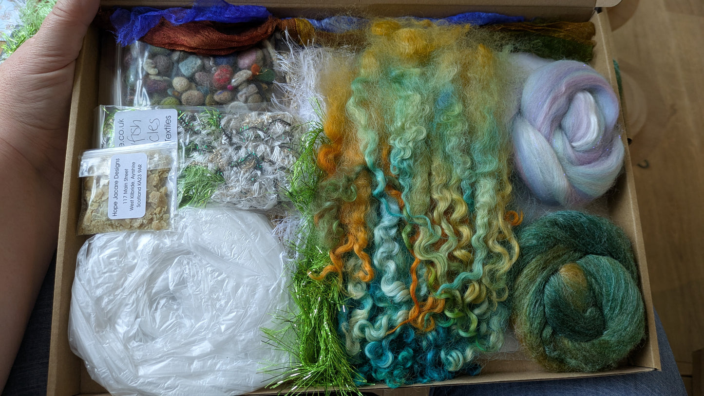 Nuno felt jelly fish kit makes 2 jellyfish J06