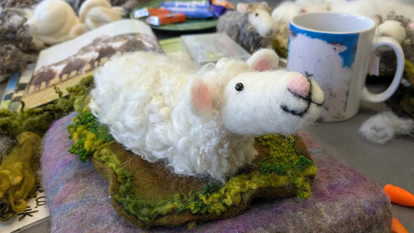 Needle felt 2d/3d sheep workshop Saturday 14th March