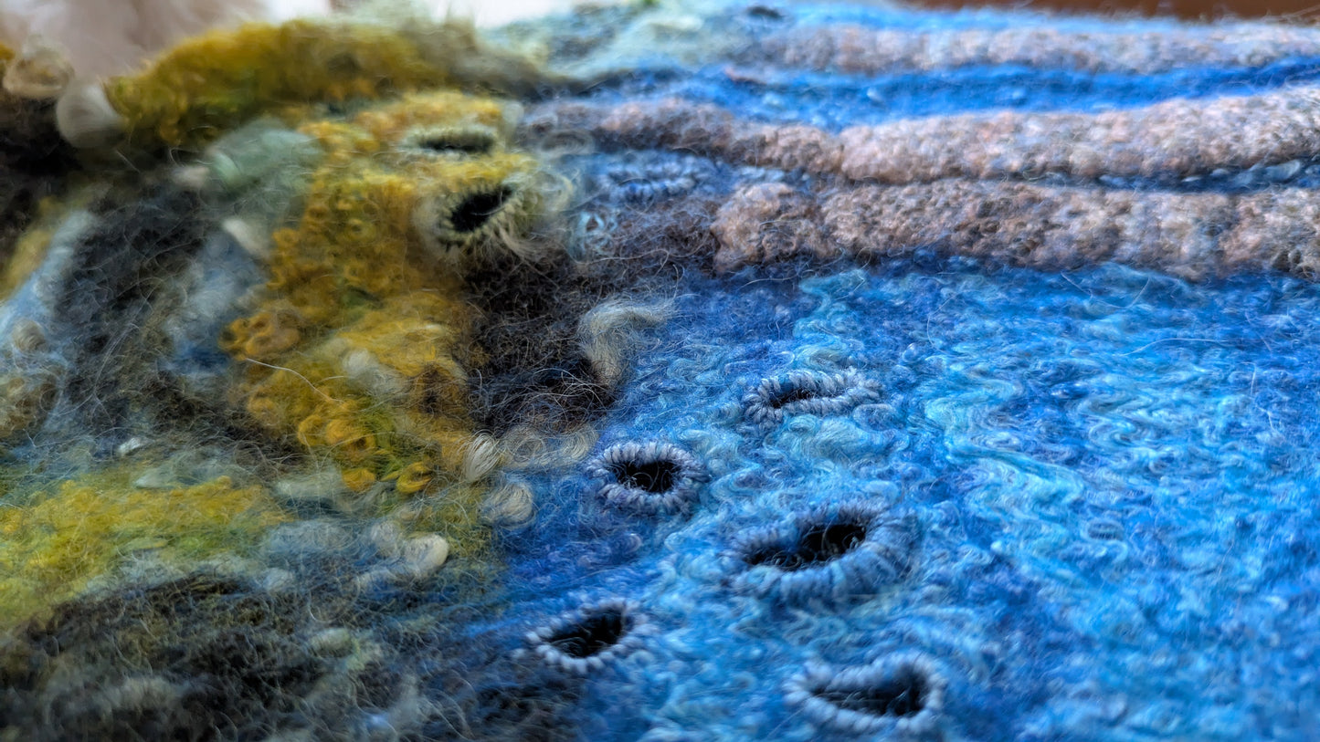 Deposit Workshop - Wet Felt lamp shade design of your choice - Sat 28th Feb