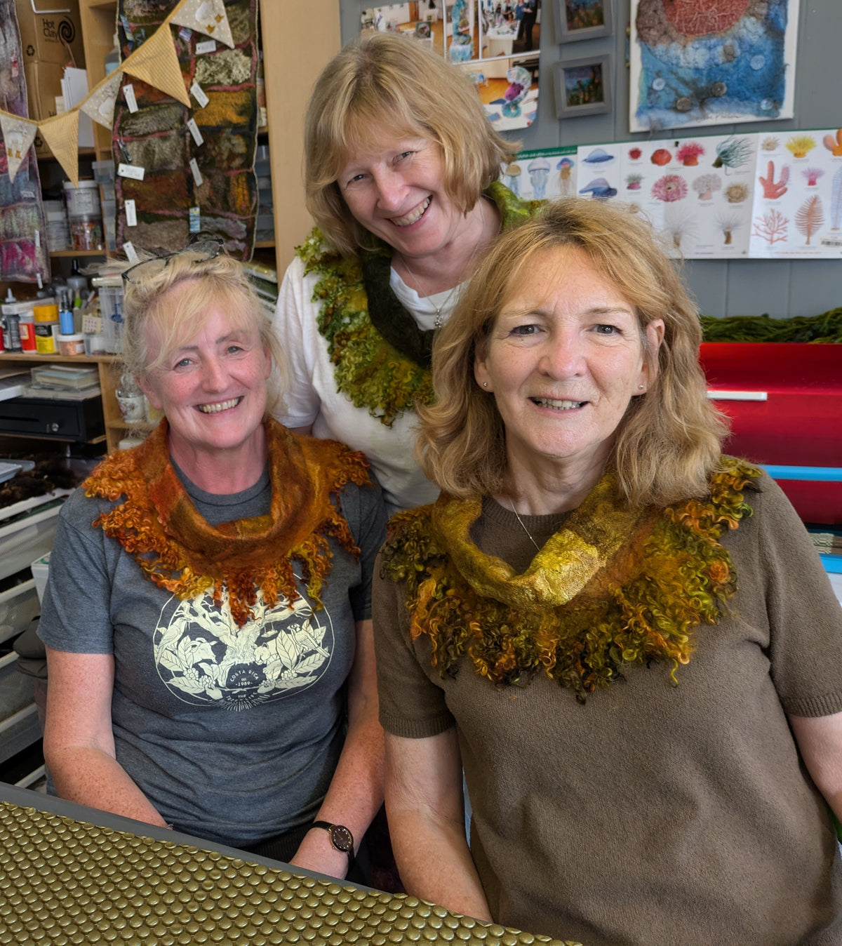 Deposit Workshop - Wet Felt collar of your choice - Sat 27th February