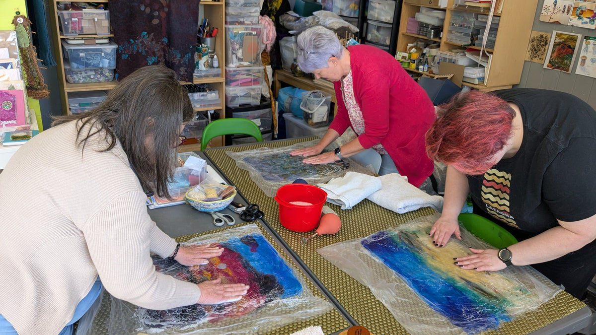 Workshop deposit- Wet Felt picture of your choice - Sat 27th March