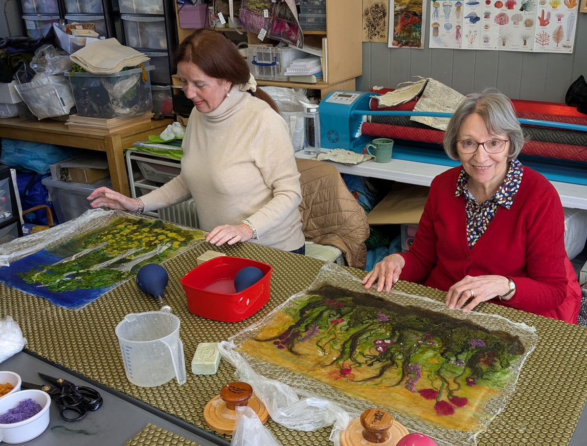 Workshop deposit- Wet Felt picture of your choice - Sat 27th March