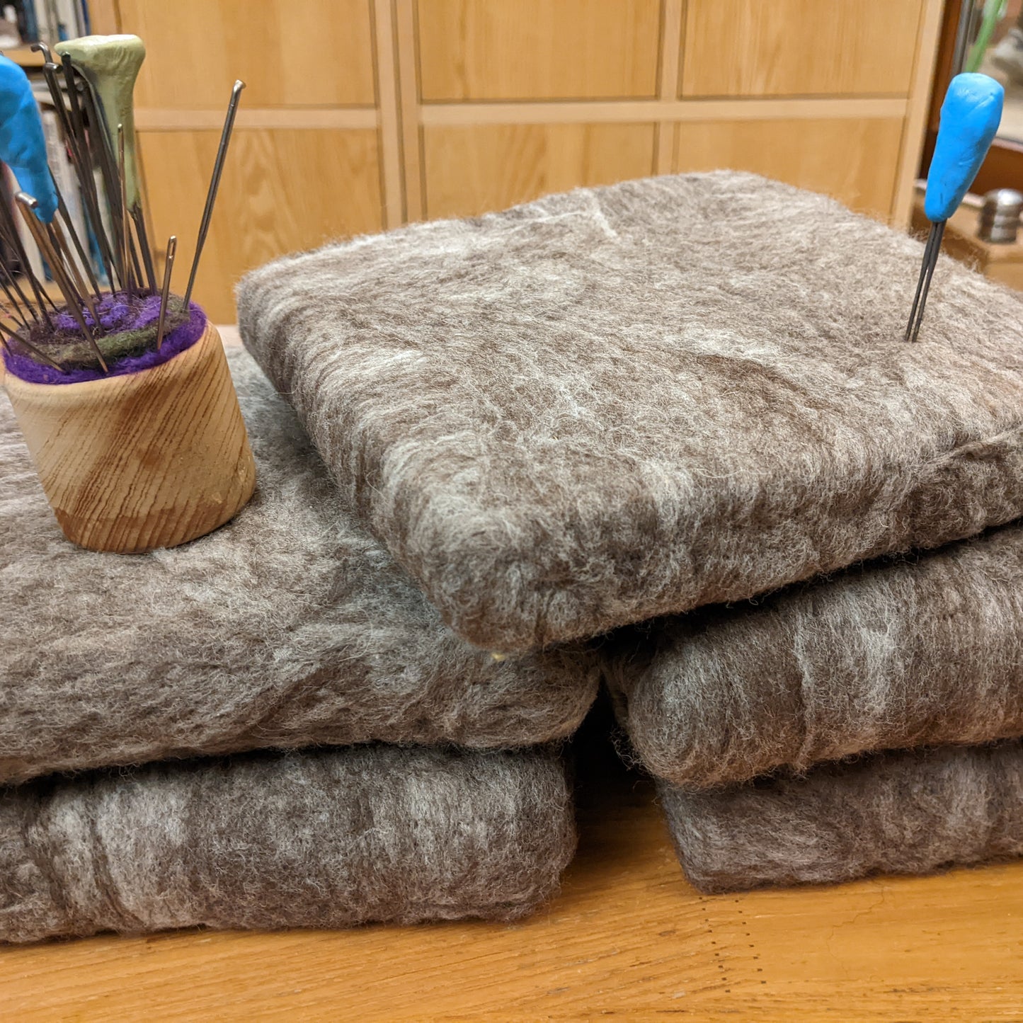 Basic materials and insruction kit - create your own felting mat