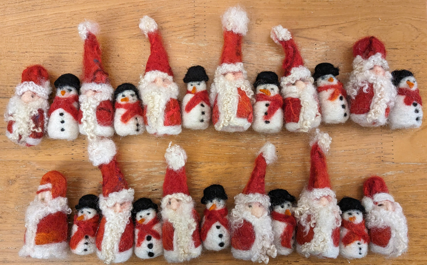 Deposit payment Workshop - Needle felt Christmas bunting -Friday 13th Dec