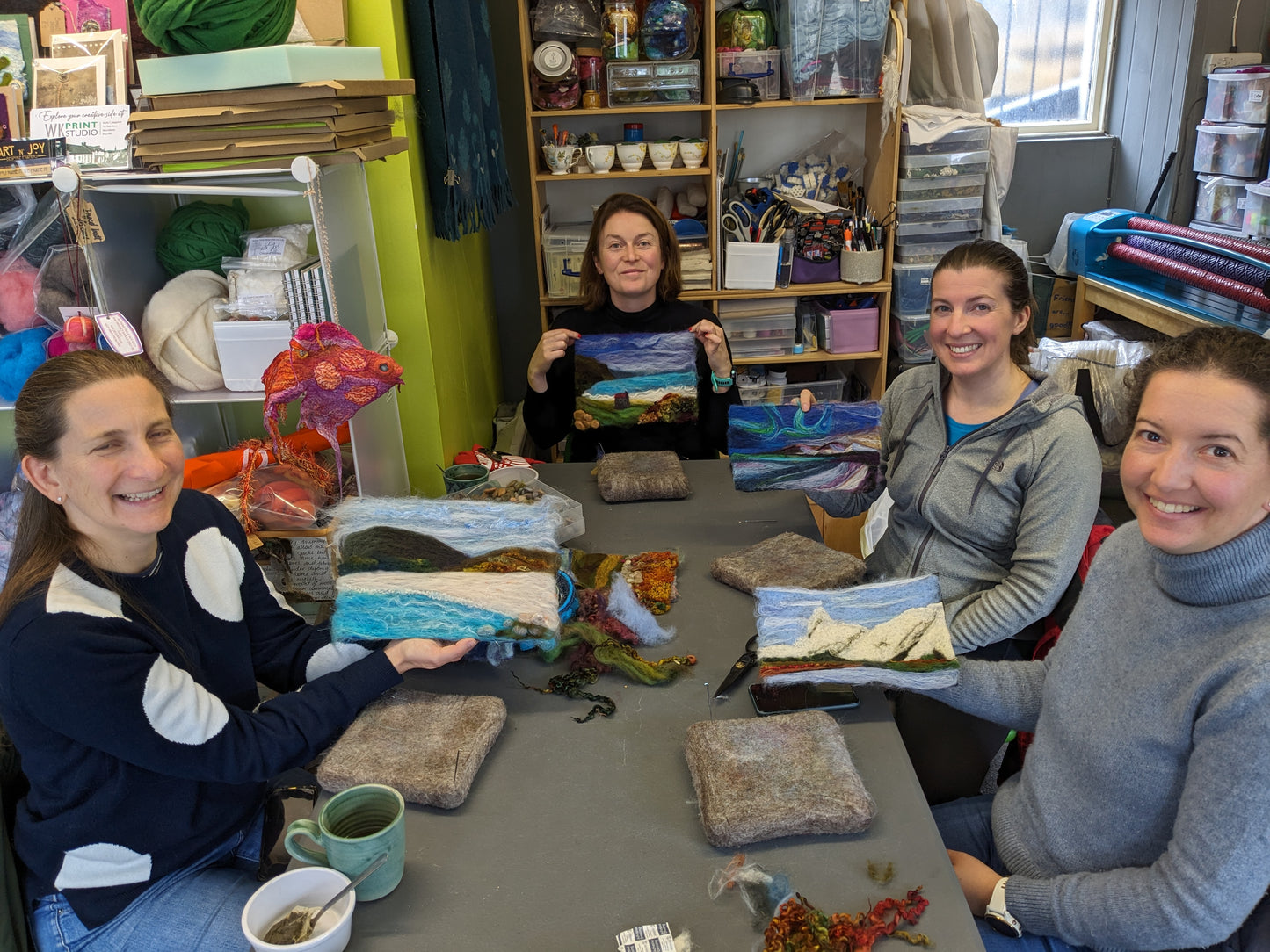 Needle felt picture workshop Saturday 17th May afternoon 2-4pm