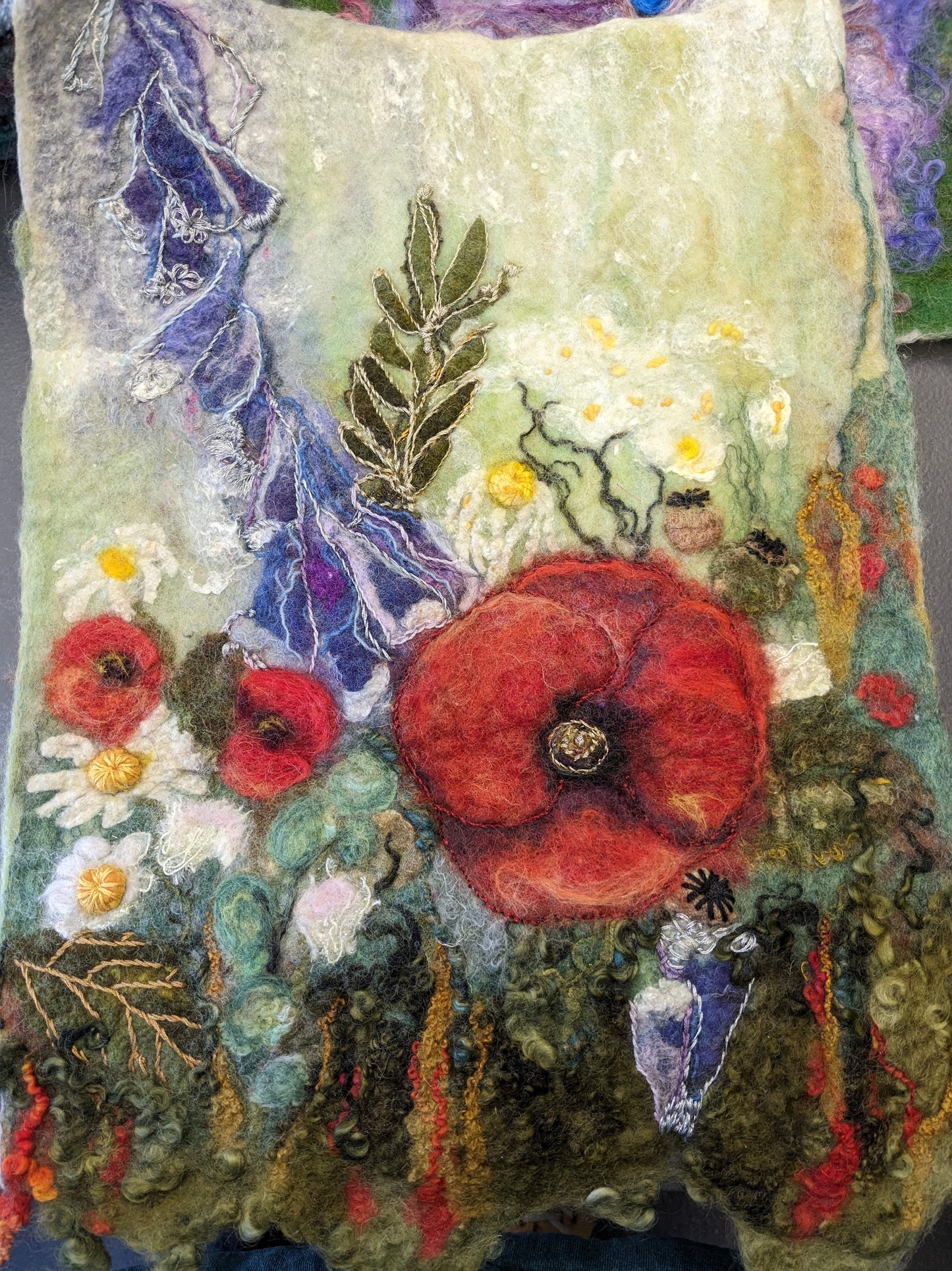 LAST SPACE Deposit payment Workshop - Wet felted picture workshop Saturday 10th May