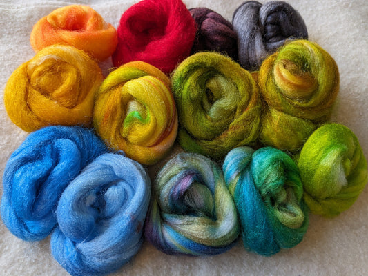 Hand-dyed sparkle selection a mix of different dye lots SPKL3