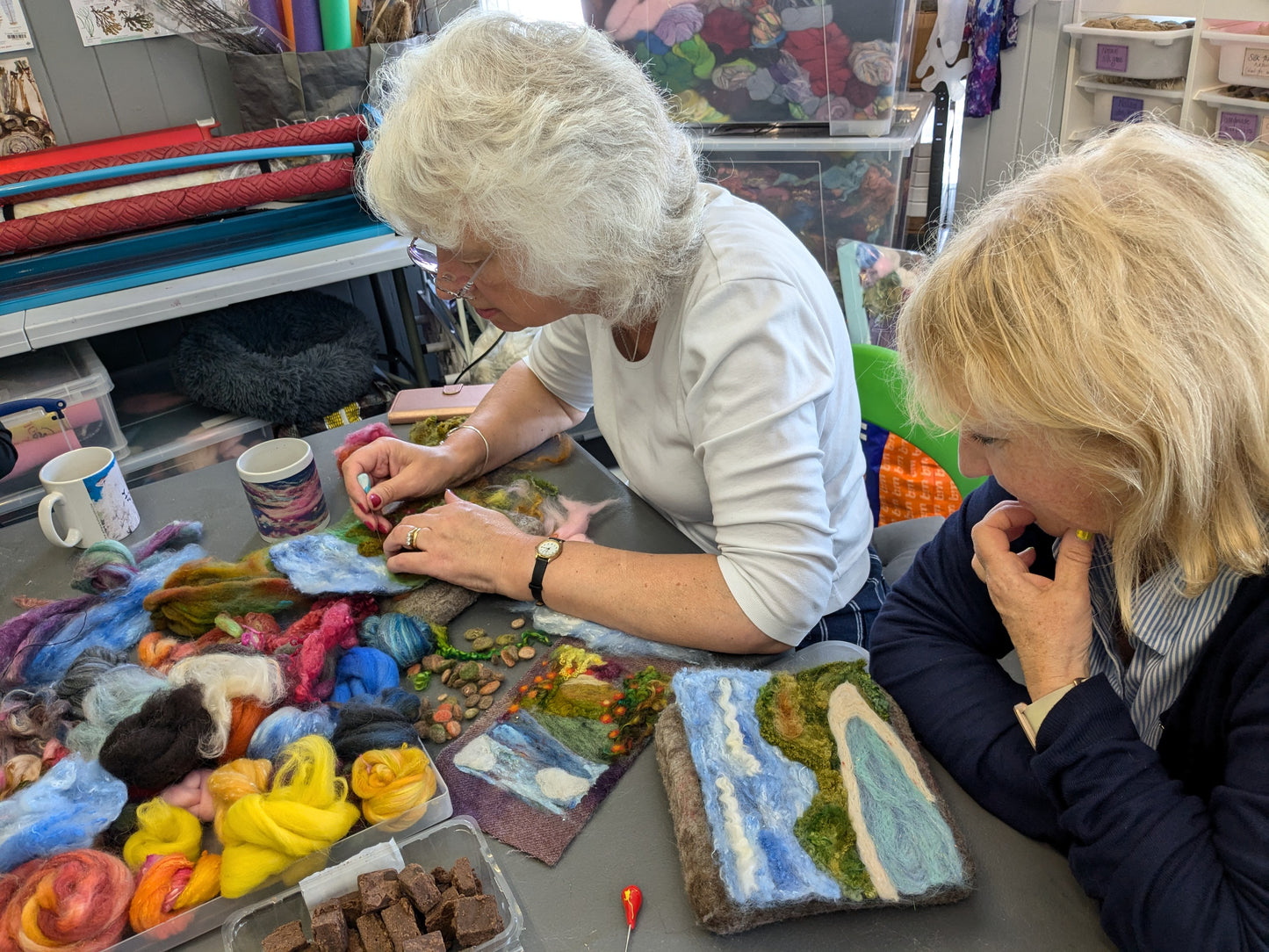 Needle felt picture workshop Saturday 17th May afternoon 2-4pm