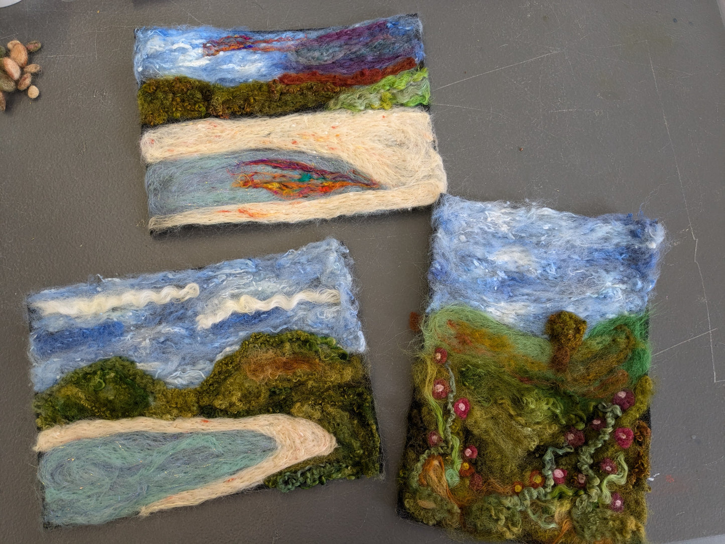 Deposit payment Workshop - Needle felted 2d/3d workshop Saturday 21st June