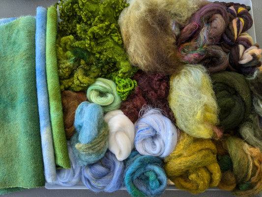 200g luxury needle-felt pack -Landscape SNF09