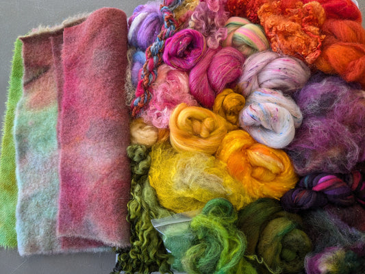 260g luxury needle-felt pack - bright floral SNF18