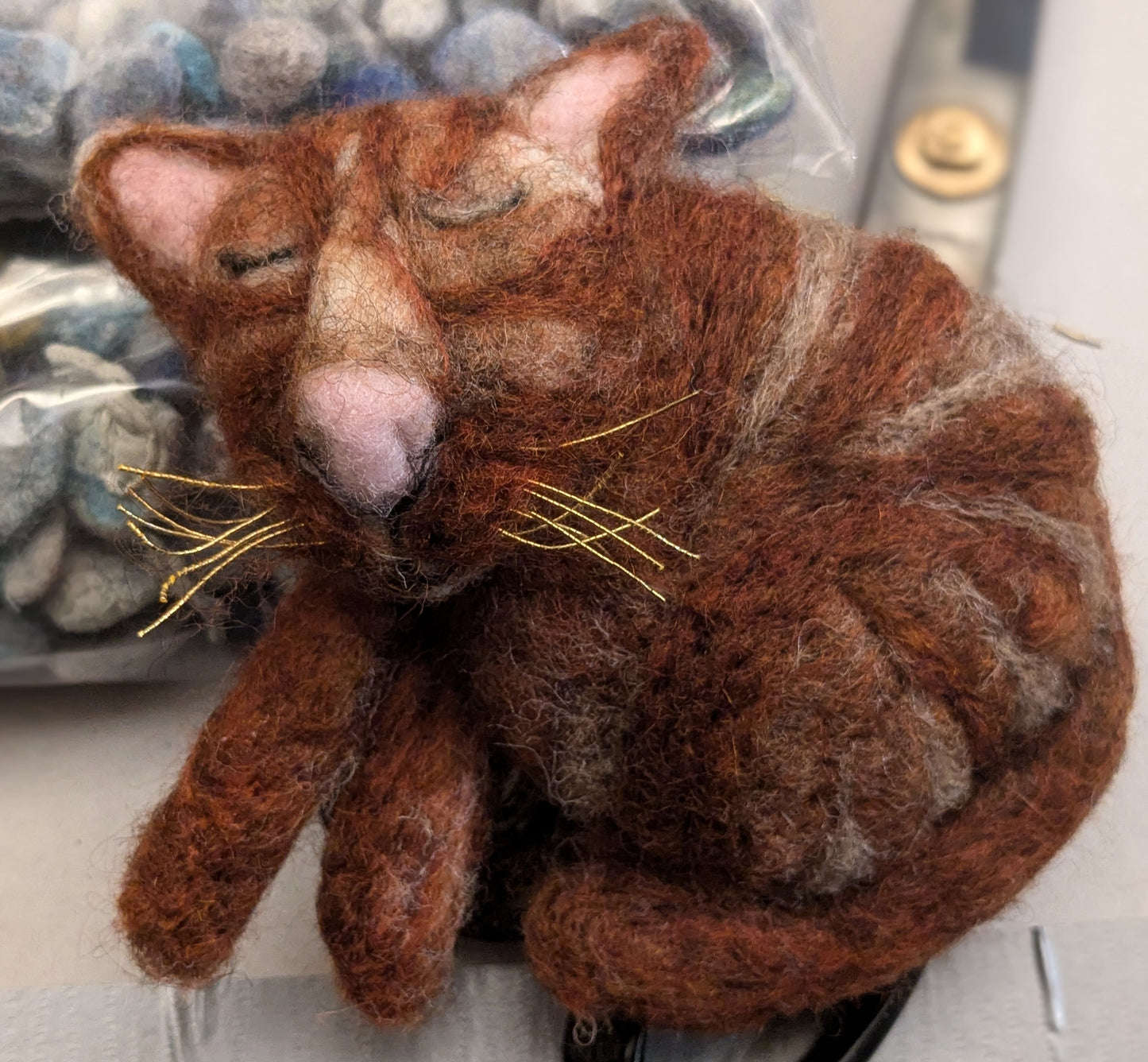 Needle felting dog/cat workshop Saturday 3rd June morning 11-1pm