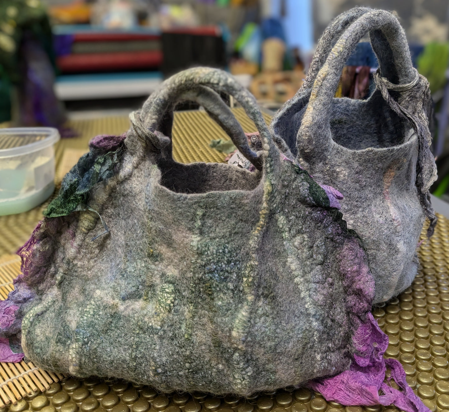 Deposit payment Workshop - Nuno felted bag workshop Saturday 1st March