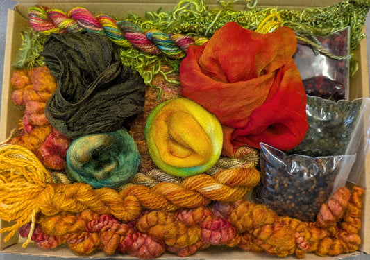 Luxury felting addition selection box medium Autumn XLFA8