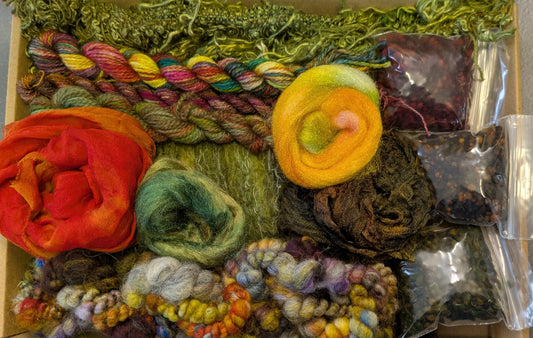 Luxury felting addition selection box medium Autumn XLFA5