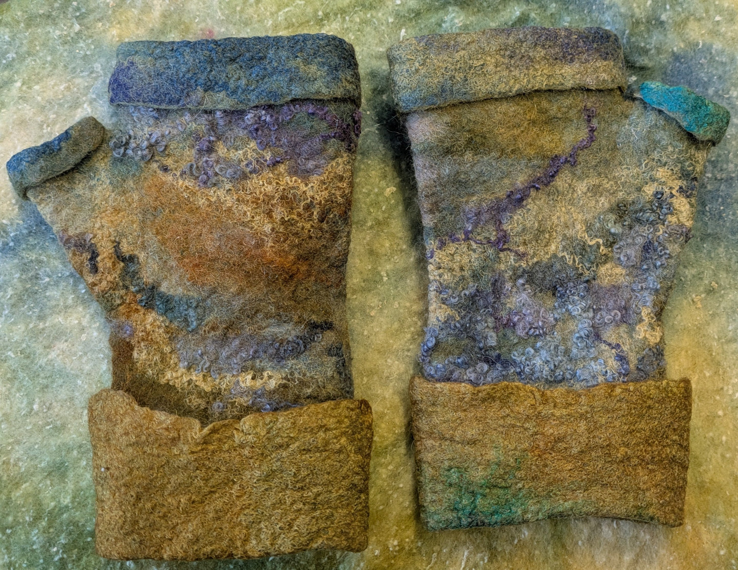 Deposit Workshop - Wet Felted fingerless gloves - Sat 26th Sept