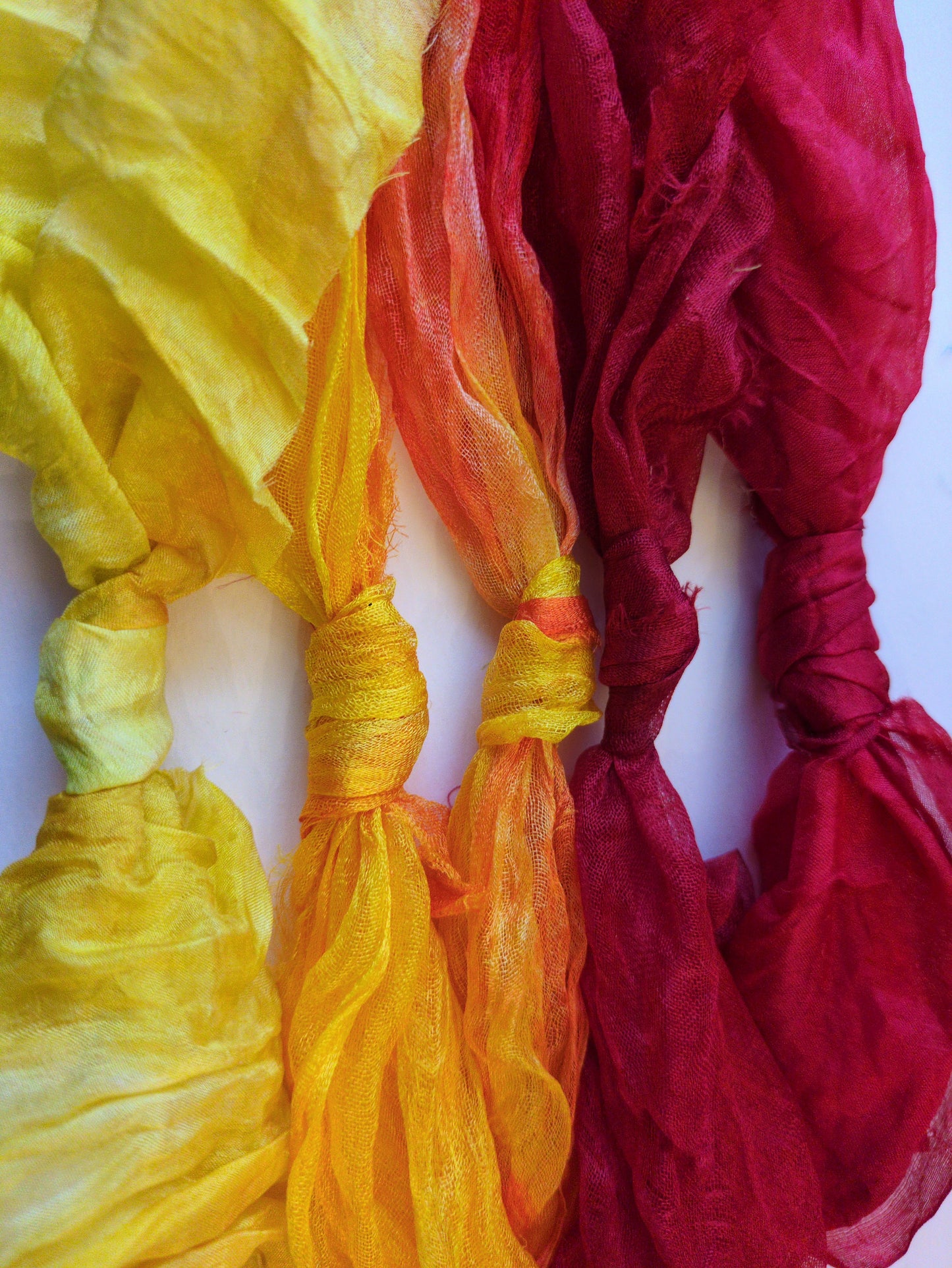 Nuno felt silk fabrics experimental pack NS09