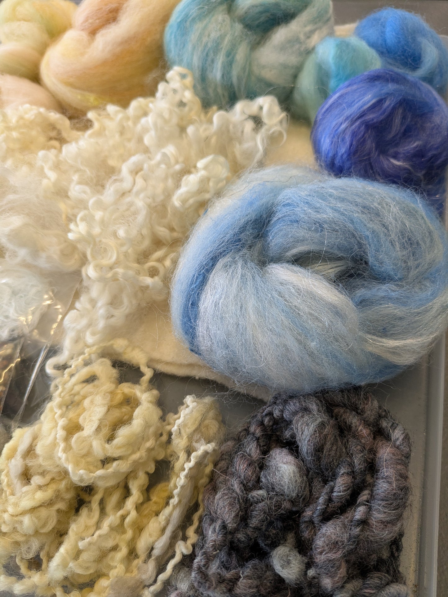 110g luxury wet felt seascape pack with added texture WFSSc