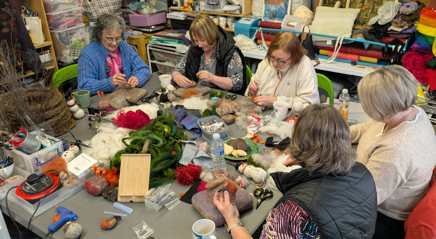 Deposit - Needle felt Christmas wreath workshop Saturday 5th December