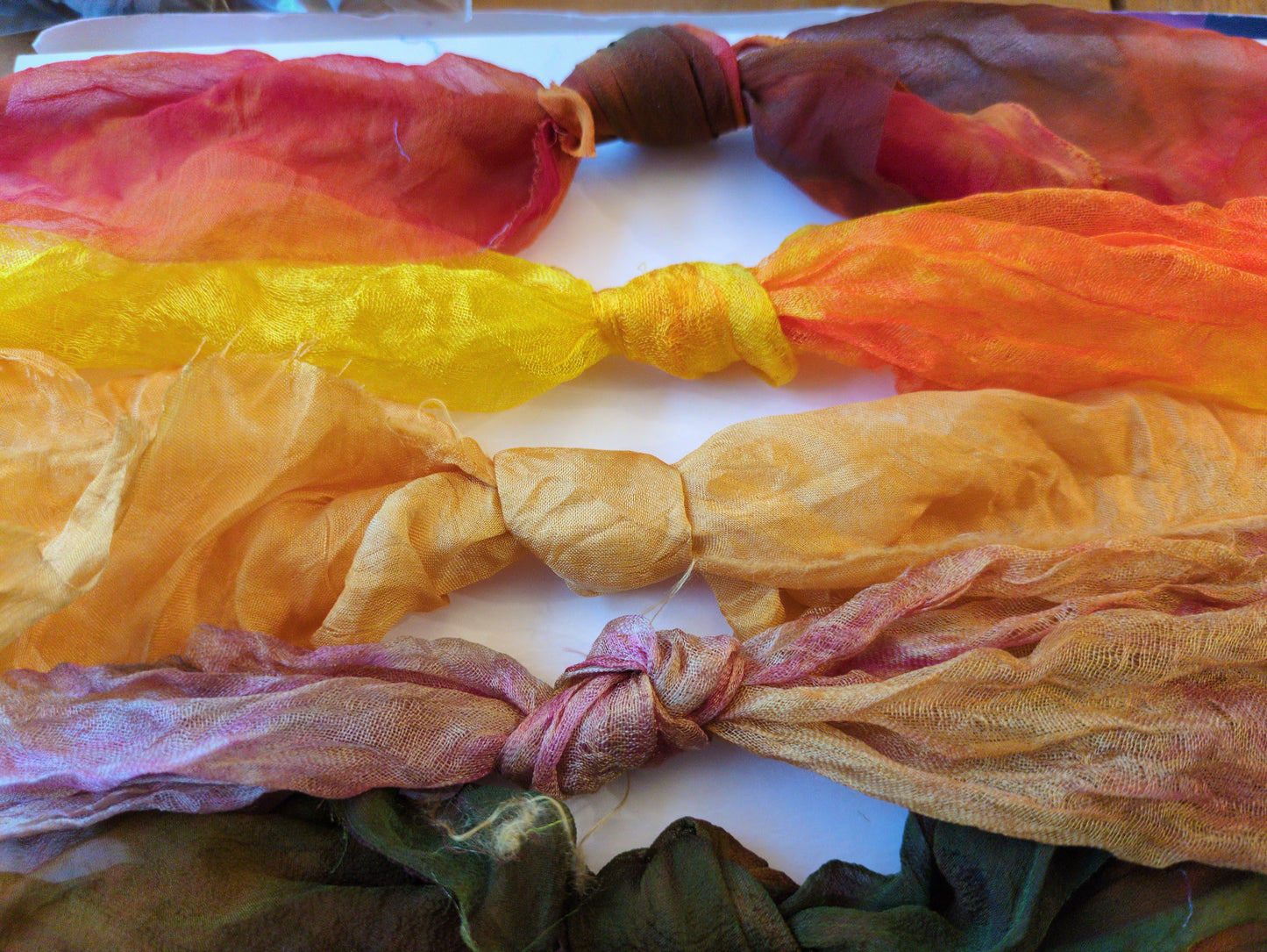 Nuno felt silk fabrics experimental pack NS11