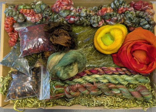 Luxury felting addition selection box medium Autumn XLFA7