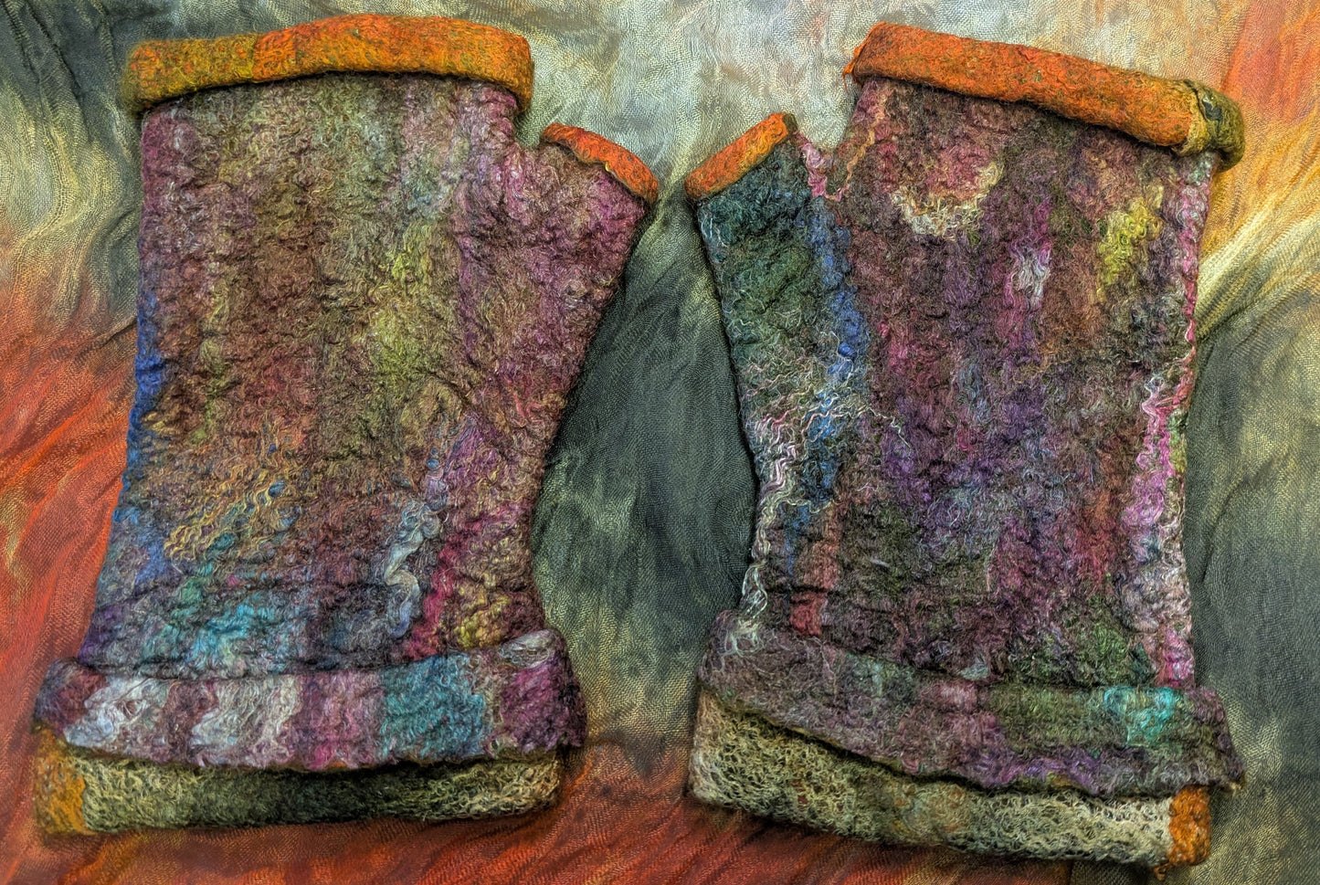 Deposit Workshop - Wet Felted fingerless gloves - Sat 26th Sept
