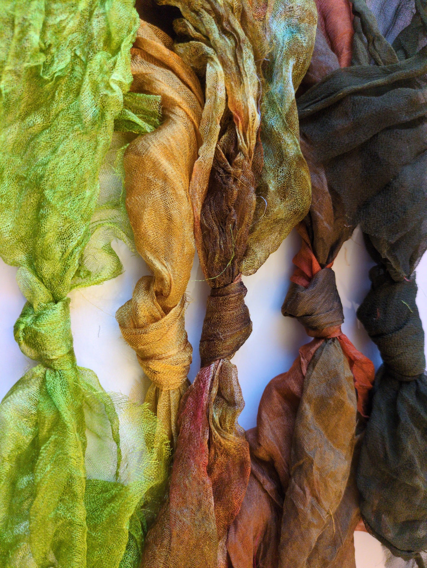 Nuno felt silk fabrics experimental pack NS14