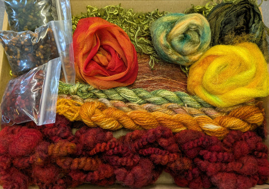 Luxury felting addition selection box medium Autumn XLFA9