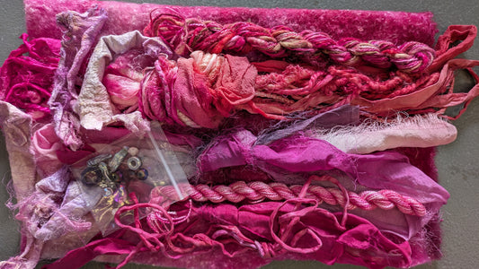 Creativity pack , mixed media textiles CPJan26I