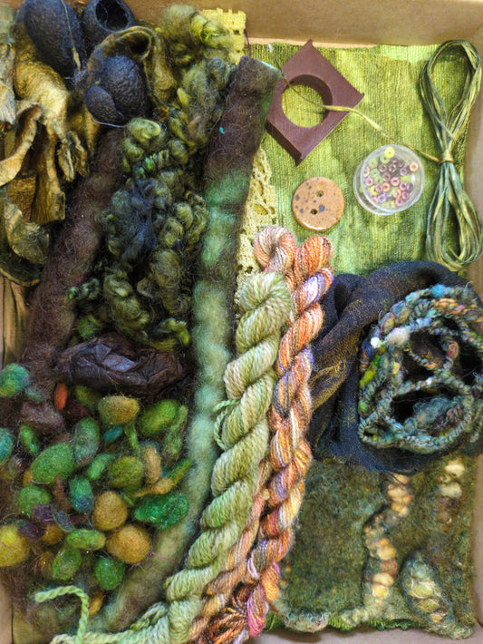 Kelp Creativity mixed media textiles Box- kelpCB12