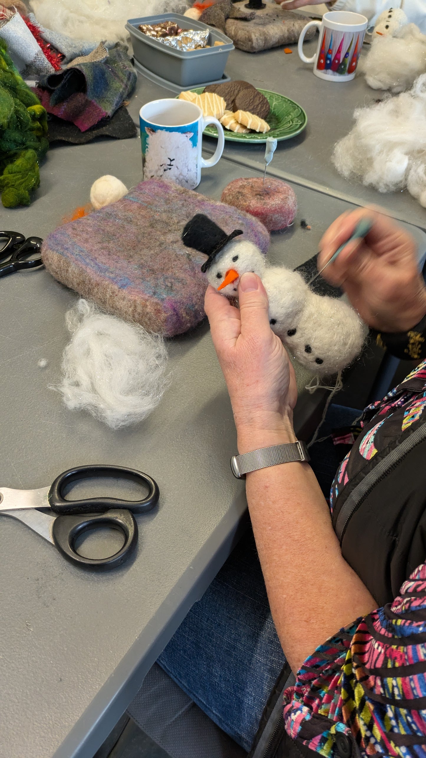 Deposit - Needle felt Christmas wreath workshop Saturday 5th December