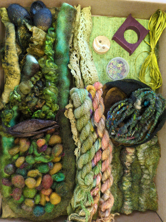 Kelp Creativity mixed media textiles Box- kelpCB01