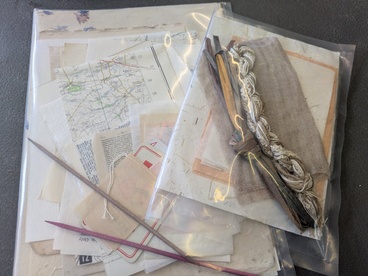 Studio destash, A4 ephemera pack and lux experimental paper pack