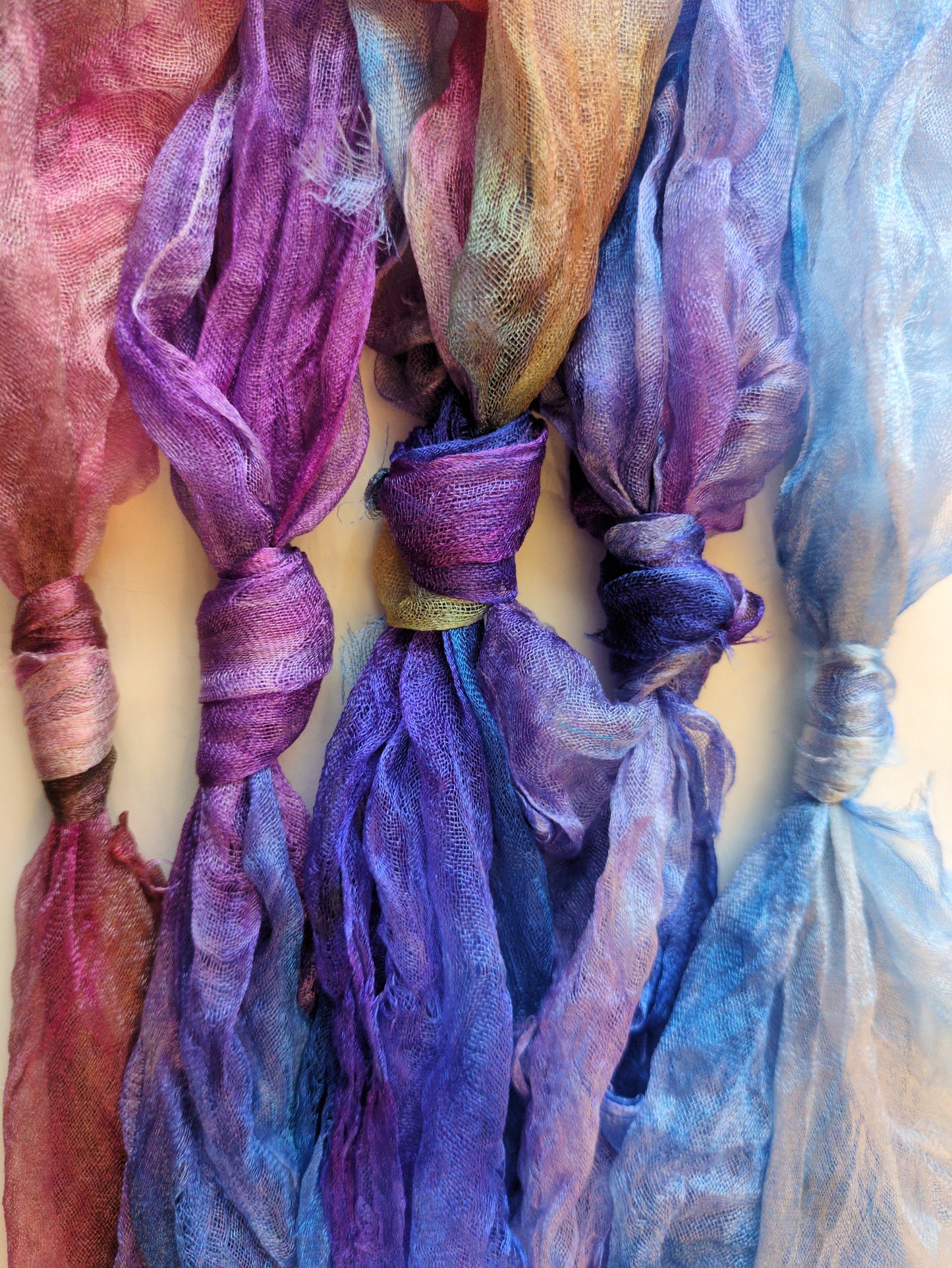 Nuno felt silk fabrics experimental pack NS05
